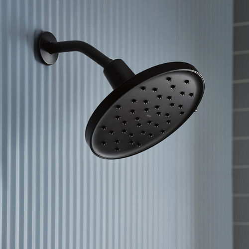 Moen 20,3 Cm Regenduschkopf – Matt Schwarz, Einfache Montage, 2,5 GPM