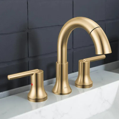 Delta Trinsic Two-Handle Pull-Down Bathroom Faucet with MagnaTite