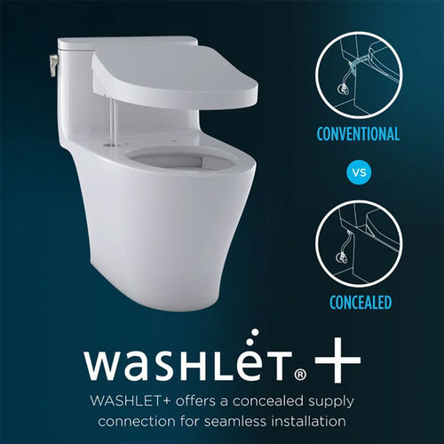 View 6 of Toto MS8341CUMFG#01 TOTO Neorest RS Smart Toilet with WASHLET Bidet Seat, 1.0/0.8 GPF, Cotton White - MS8341CUMFG#01
