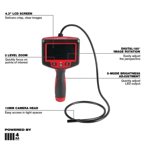 View 5 of Milwaukee 2319-20 Milwaukee M-Spector 4’ Inspection Camera - 2319-20	
