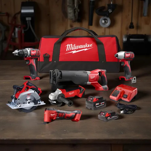 ミキプルーン　セット Milwaukee M18 6-Piece Combo Kit - 2697-26 | PlumbersStock