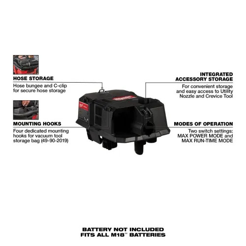 Milwaukee M18 FUEL Wet/Dry Vacuum Motor Head - 0911-20 | PlumbersStock