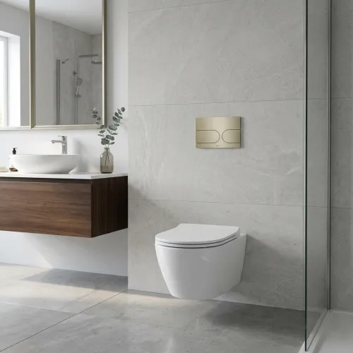 TOTO NEOREST Rectangle Push Plate for In-Wall Tank Unit, Dual