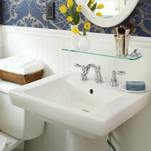 Moen Brantford Two-Handle High-Arc Widespread Bathroom Faucet with