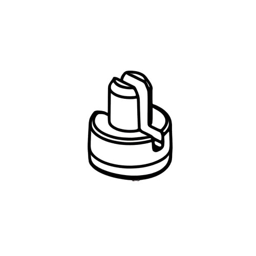 View 2 of Brizo RP101246PG Brizo Tulham Button for Beverage Faucet, Brilliance Polished Gold - RP101246GL