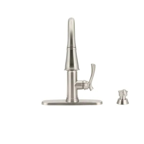 Delta Lakeview Pull Down Kitchen Faucet With Soap Dispenser