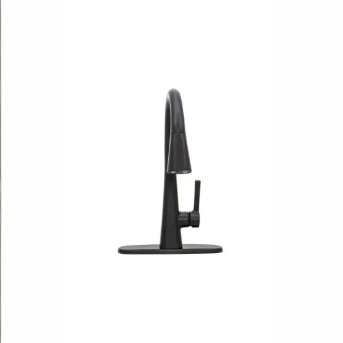 Delta Lenta Pull Down Kitchen Faucet, Single Handle, ShieldSpray
