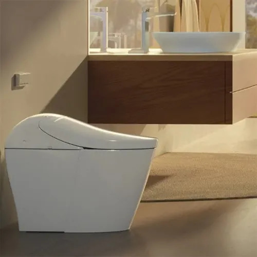 TOTO Elongated Toilet Bowl For G5A Integrated Smart Toilet, Cotton