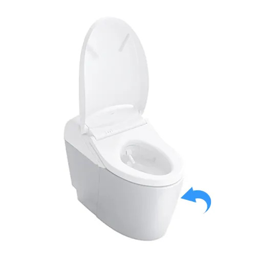 TOTO Elongated Toilet Bowl For G5A Integrated Smart Toilet, Cotton