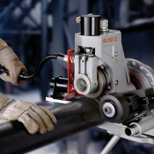 RIDGID Model 918-1 Roll Groover with 300 Power Drive Mount Kit - 48297
