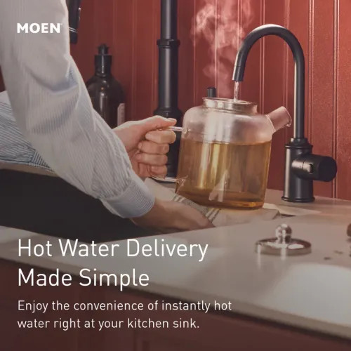 Moen SIP Modern Instant Hot Water Beverage Faucet, Single-Knob
