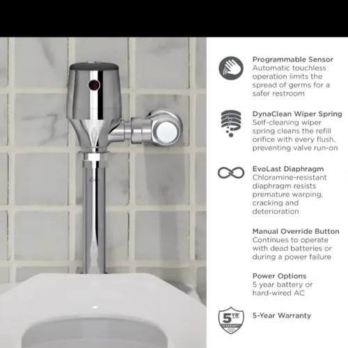 American Standard Selectronic Exposed Touchless Flush Valve for 1