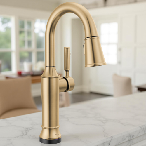 Delta Renaldi Touch2O Single-Handle Pull-Down Bar/Prep Faucet, 1.8