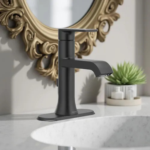 Moen Genta LX One-Handle Lavatory Faucet, 1.0 GPM. WaterSense, ADA
