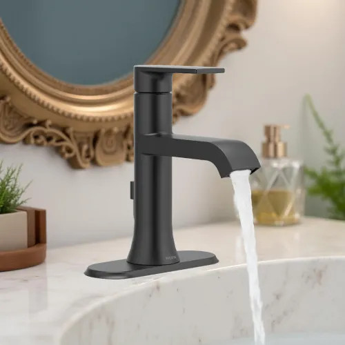 Moen Genta LX One-Handle Lavatory Faucet, 1.0 GPM. WaterSense, ADA