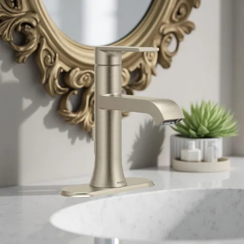 Moen Genta LX One-Handle Lavatory Faucet, 1.0 GPM. WaterSense, ADA