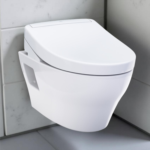 TOTO Elongated In-Wall EP Wall-Hung Toilet w/ S5 Washlet Bidet