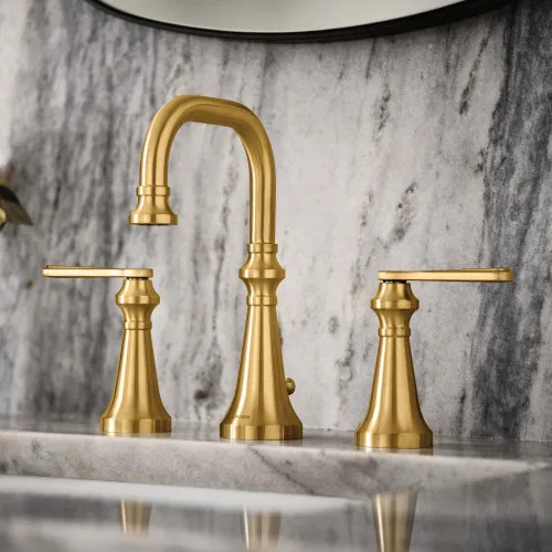 Moen Colinet Two-Handle Widespread Lavatory Faucet with Valve and