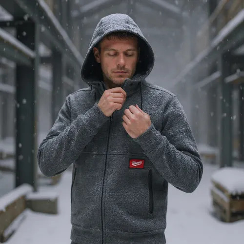 Milwaukee GRIDIRON Full-Zip Hoodie - M250G-L | PlumbersStock