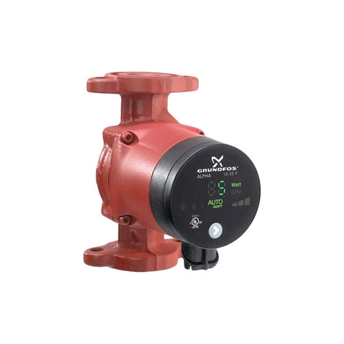 Grundfos ALPHA 1555 SF Circulator Pump, 115V, Stainless Steel, Flanged