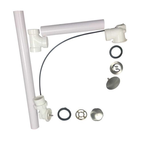 KOHLER Drain de baignoire ClearFlo avec cable, sans tuyau en PVC | Home Depot Canada