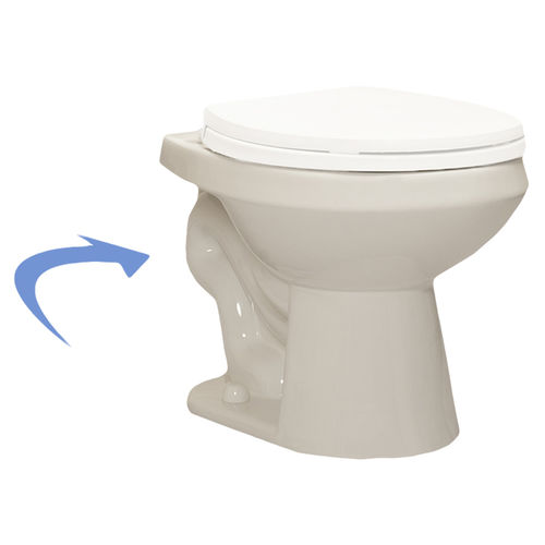 Western Pottery B822C Cashmere 12" Round Front Toilet Bowl