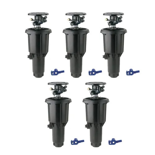 Rain Bird 5-Pack Maxi-Paw Pop-Up Impact Sprinkler with Blue