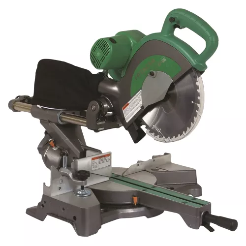 Hitachi double bevel miter outlet saw