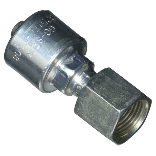 MegaCrimp G25 Hydraulic Hose Coupling, 3/8 in, Female JIC 37 deg