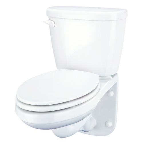 Gerber Maxwell Two-Piece Wall-Hung Back Outlet Elongated Toilet
