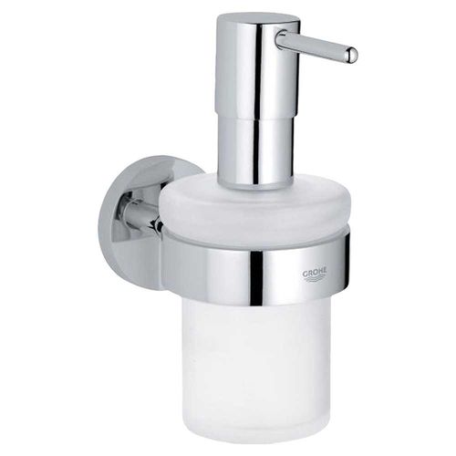 View 2 of Grohe 40448001 Grohe 40448001 Essentials Soap Dispenser and Holder, Starlight Chrome