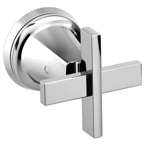 Brizo Wall-Mount Tub Filler Cross-Handle Kit, Polished Chrome