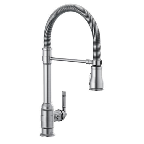 Delta Broderick Pro Single Handle Pull-Down Kitchen Faucet w