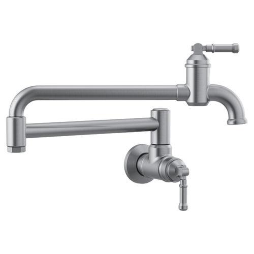View 2 of Delta 1190LFL-AR-DST Delta 1190LFL-AR-DST Broderick Wall Mount Pot Filler, Arctic Stainless