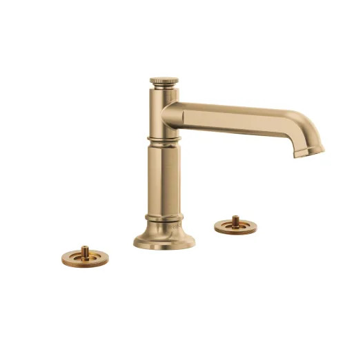 Brizo Invari Two-Handle Widespread Brilliance Luxe Gold Bathroom