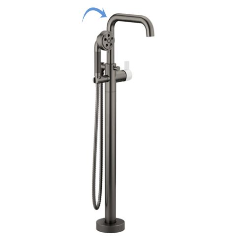 Brizo Litze Single-Handle Freestanding Tub Filler with H2Okinetic