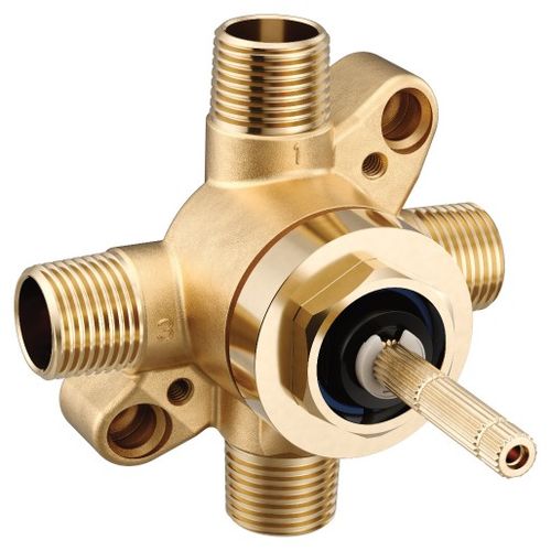 View 2 of Moen U361CI Moen U361CI M-CORE 3/6-Function Shower Transfer Rough-In Valve, 1/2