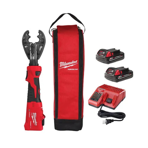 Milwaukee M18 Cordless FORCE LOGIC 6T Linear Utility Crimper Kit