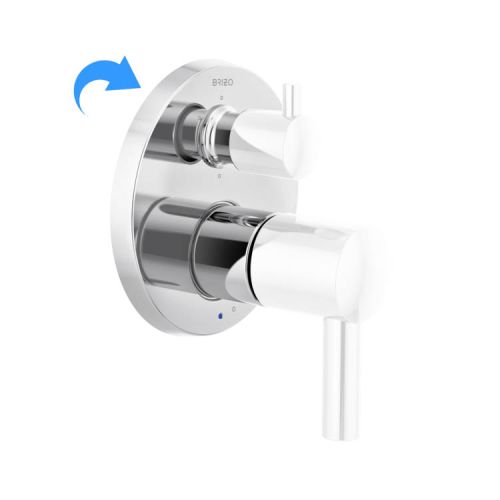 View 3 of Brizo T75P675-PCLHP Brizo Odin Pressure Balance Valve with Integrated 6-Function Diverter Trim, 1/2