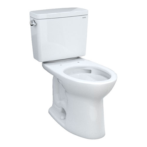 TOTO Drake Two-Piece Elongated Toilet, 1.6 GPF, CEFIONTECT, Cotton