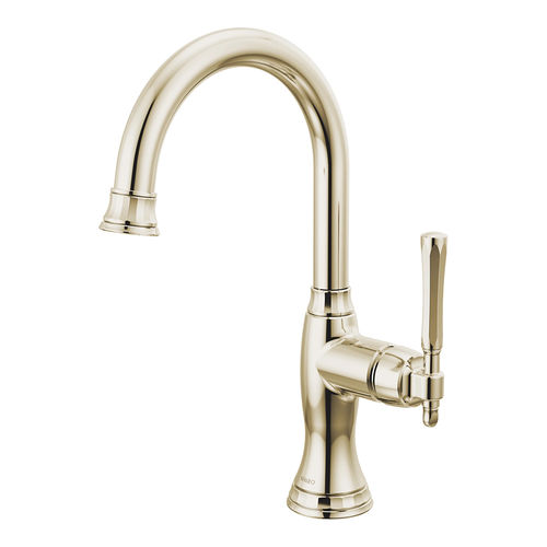 View 3 of Brizo 61058LF-PN Brizo Tulham Single-Handle Bar Faucet, Lever Handle, 1.8 GPM, Brilliance Polished Nickel - 61058LF-PN