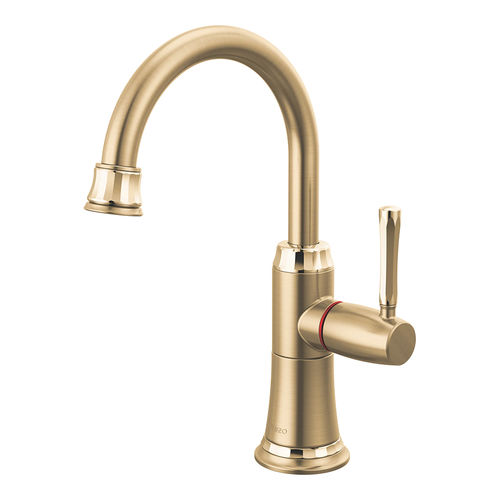 View 3 of Brizo 61358LF-H-GLPG Brizo Tulham One-Handle Instant Hot Water Faucet, Luxe Gold/Polished Gold - 61358LF-H-GLPG