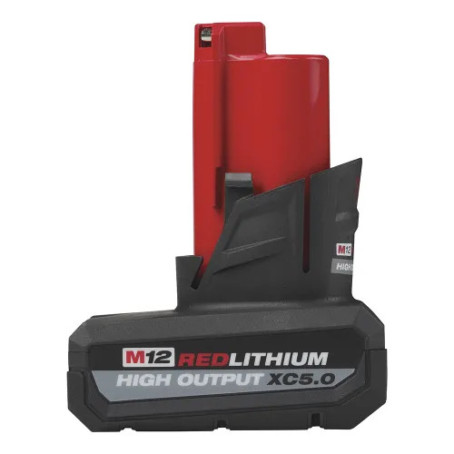 View 3 of Milwaukee 48-11-2450 Milwaukee M12 12V/5.0Ah REDLITHIUM XC5.0 High Output Battery Pack - 48-11-2450