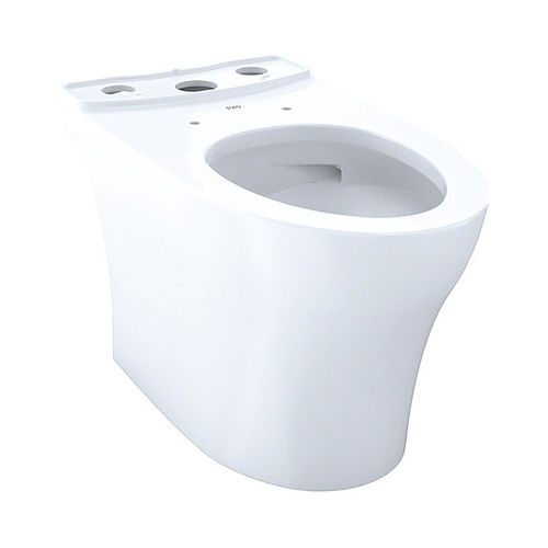 View 2 of Toto CT446CEGN#01 TOTO Aquia IV Elongated Toilet Bowl Only, Cotton White - CT446CEGN#01