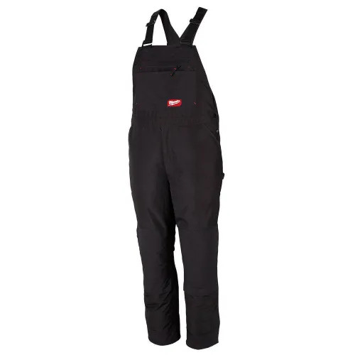 Milwaukee 3XL Men's Short Black FREEFLEX Insulated Bib Overalls