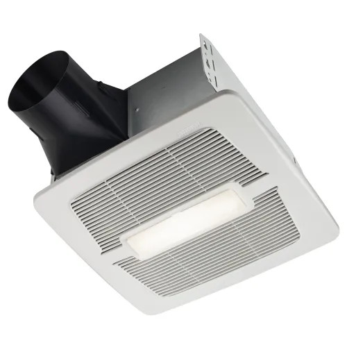 View 3 of Broan AE50110DCSL Broan-NuTone Flex DC Series Ventilation Fan Light Finish Pack with Selectable 50, 80, or 110 CFM and Selectable <0.3, 0.4, and 0.9 Sones - AE50110DCSL