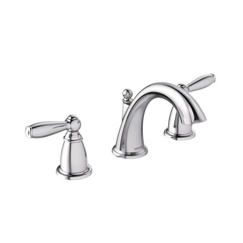 Moen Brantford Two-Handle High-Arc Widespread Bathroom Faucet with