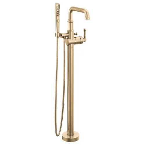 Delta Broderick Floor Mount Tub Filler Trim, TouchClean, 1.75 GPM