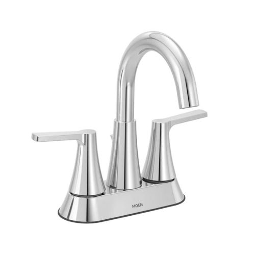 Moen Jase Two Handle High Arc Centerset Bathroom Faucet, ADA, 1.2