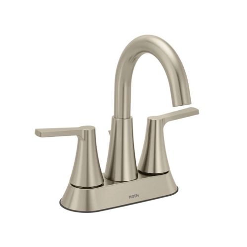 Moen Jase Two Handle High Arc Centerset Bathroom Faucet, ADA, 1.2